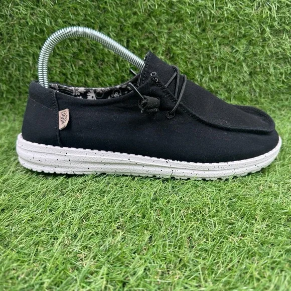 Hey Dude Wendy Basic Wide Womens Size 9 D Black Odyssey Casual Slip On Shoes - Picture 3 of 10